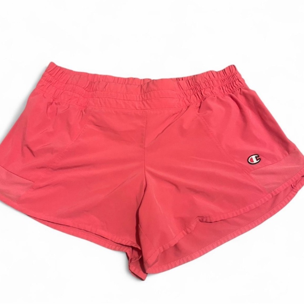 Champion Women's Coral-Pink Athletic Shorts‎